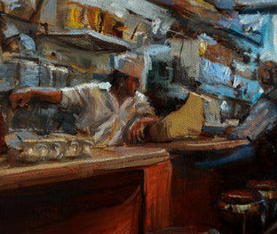 New York City Cafe by Jonelle Summerfield |  Context View of Artwork 