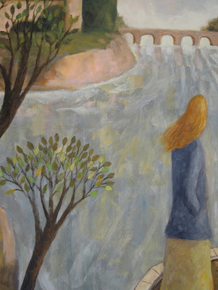 Over the River by Glenn Quist |   Closeup View of Artwork 