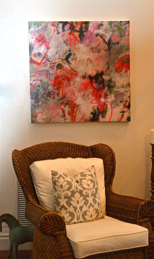 Pink Martini by DL Watson |  Context View of Artwork 