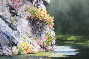 Still Waters by Jill Poyerd |  Side View of Artwork 