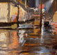 Original art for sale at UGallery.com | Rainy Night in Manhattan III by Jonelle Summerfield | $500 | oil painting | 12' h x 12' w | thumbnail 4