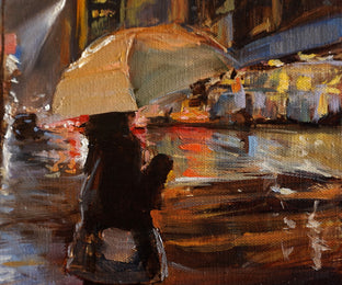 Rainy Night in Manhattan III by Jonelle Summerfield |  Context View of Artwork 