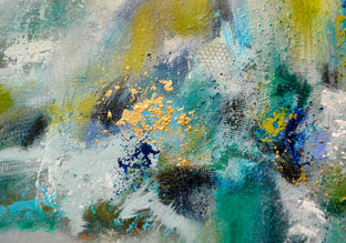 Thoughts of Santorini by DL Watson |   Closeup View of Artwork 