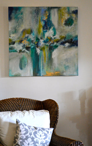 Thoughts of Santorini by DL Watson |  Context View of Artwork 