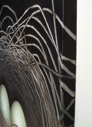 Secrets of the Nest by Jennifer Ross |  Side View of Artwork 