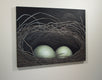 Original art for sale at UGallery.com | Secrets of the Nest by Jennifer Ross | $2,375 | acrylic painting | 30' h x 40' w | thumbnail 3