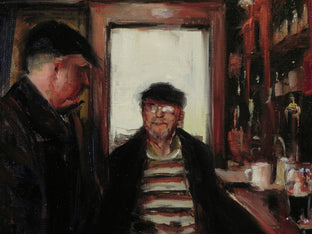 The Regulars by Jonelle Summerfield |  Side View of Artwork 