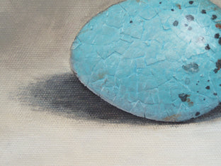 The Bird Waits in the Egg #2 by Jennifer Ross |   Closeup View of Artwork 