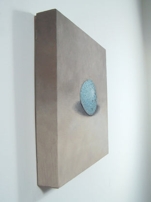 The Bird Waits in the Egg #2 by Jennifer Ross |  Side View of Artwork 