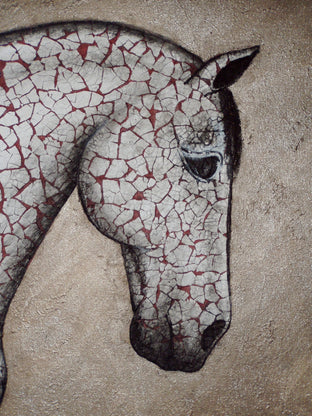 There Is Something about the Outside of a Horse by Jennifer Ross |   Closeup View of Artwork 