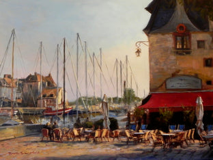 View of Honfleur by Jonelle Summerfield |   Closeup View of Artwork 