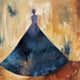 Original art for sale at UGallery.com | Who Are These Angels XVIII by Naoko Paluszak | $1,050 | oil painting | 20' h x 20' w | thumbnail 1