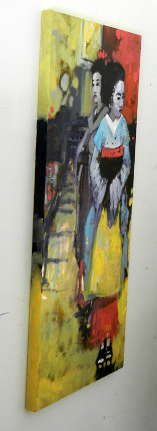 Yellow Geisha by Mary Pratt |  Side View of Artwork 