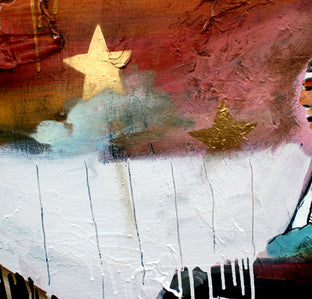 A Feathered Cape and Stars by Scott Dykema |  Context View of Artwork 