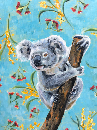 Koala by Alana Clumeck |   Closeup View of Artwork 