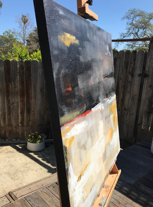 Dusk by Alana Clumeck |  Side View of Artwork 