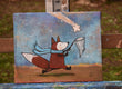 Original art for sale at UGallery.com | Star Catcher by Andrea Doss | $275 | acrylic painting | 8' h x 10' w | thumbnail 3