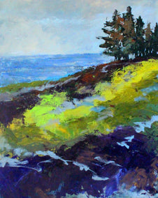 acrylic painting by Nancy Merkle titled Juan de Fuca