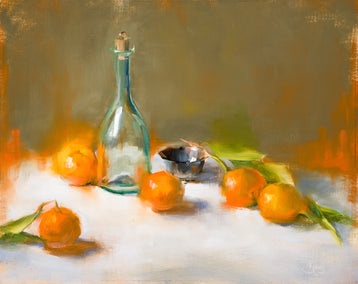 oil painting by Pamela Blaies titled Aura of Orange