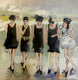 Original art for sale at UGallery.com | Beach Jazz by Mary Pratt | $3,500 | oil painting | 48' h x 48' w | thumbnail 1