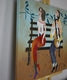 Original art for sale at UGallery.com | Bench Love by Diana Rosa | $1,725 | acrylic painting | 22' h x 30' w | thumbnail 3