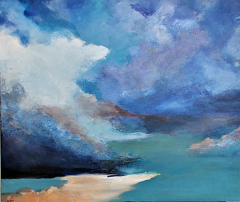 acrylic painting by Benjamin Thomas titled New Horizon