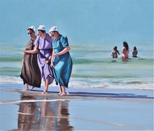 Sea Sisters by Benjamin Thomas |   Closeup View of Artwork 