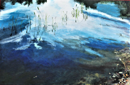 acrylic painting by Benjamin Thomas titled Still Waters