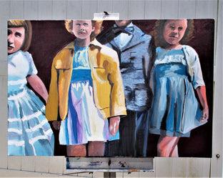 Tom and His Girls by Benjamin Thomas |  Context View of Artwork 