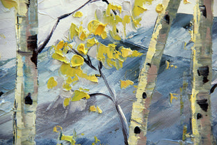 Symphony in Birch by Lisa Elley |   Closeup View of Artwork 