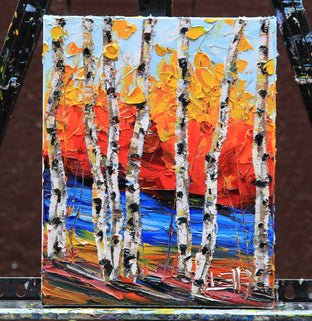 Simply Birch by Lisa Elley |  Context View of Artwork 