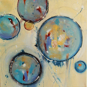 oil painting by Cynthia Ligeros titled Blue Tuesday