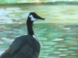 Gray Goose by Brian McCarty |   Closeup View of Artwork 