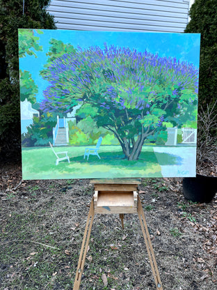 Purple Shrub by Brian McCarty |  Context View of Artwork 