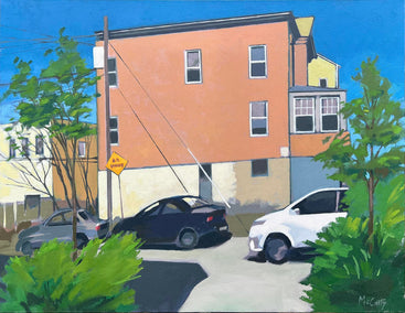 oil painting by Brian McCarty titled Side Street