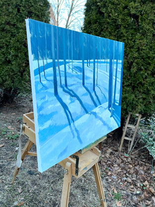 Winter Trees by Brian McCarty |  Side View of Artwork 