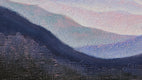 Original art for sale at UGallery.com | The Magic Hour by Brit J Oie | $975 | mixed media artwork | 15' h x 30' w | thumbnail 4