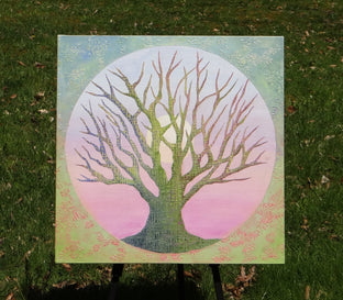 Tree of Life - Spring by Brit J Oie |  Context View of Artwork 