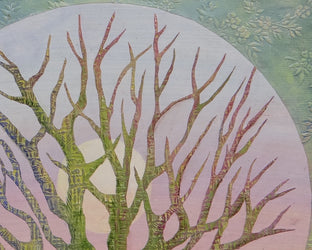 Tree of Life - Spring by Brit J Oie |   Closeup View of Artwork 