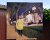 Original art for sale at UGallery.com | No Cars Go by Kristen Brown | $4,500 | oil painting | 48' h x 48' w | thumbnail 3