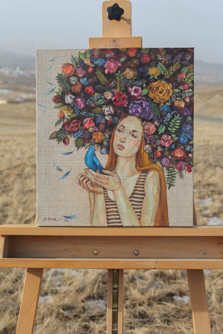 The Blue Bird by Mika Burt |  Context View of Artwork 