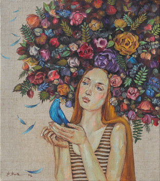 The Blue Bird by Mika Burt |  Artwork Main Image 