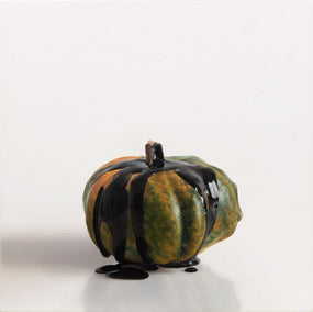 oil painting by Daniel Caro titled Pumpkin