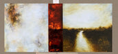 Original art for sale at UGallery.com | Artist's Sketchbook by Candice Eisenfeld | $4,400 | acrylic painting | 24' h x 52' w | thumbnail 3