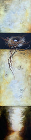 acrylic painting by Candice Eisenfeld titled Nest from Forest