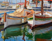 Original art for sale at UGallery.com | Cassis Boats by Jonelle Summerfield | $1,375 | oil painting | 24' h x 30' w | thumbnail 4