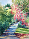 Original art for sale at UGallery.com | Joy in the Morning by Catherine McCargar | $475 | watercolor painting | 12' h x 9.5' w | thumbnail 1
