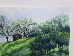 Shadowed Hill Behind the Barn by Catherine McCargar |  Context View of Artwork 