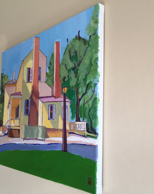 Plantation House by Laura (Yi Zhen) Chen |  Side View of Artwork 