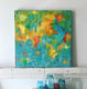 Original art for sale at UGallery.com | Citrus by Drew Noel Marin | $1,525 | acrylic painting | 30' h x 30' w | thumbnail 3